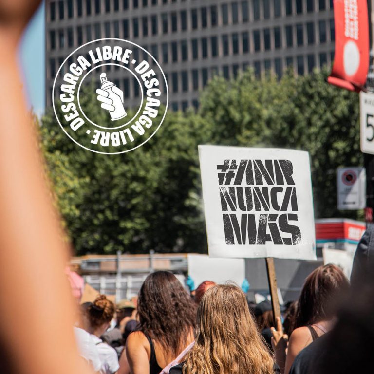 Plantilla para stencil #ANRNuncaMás