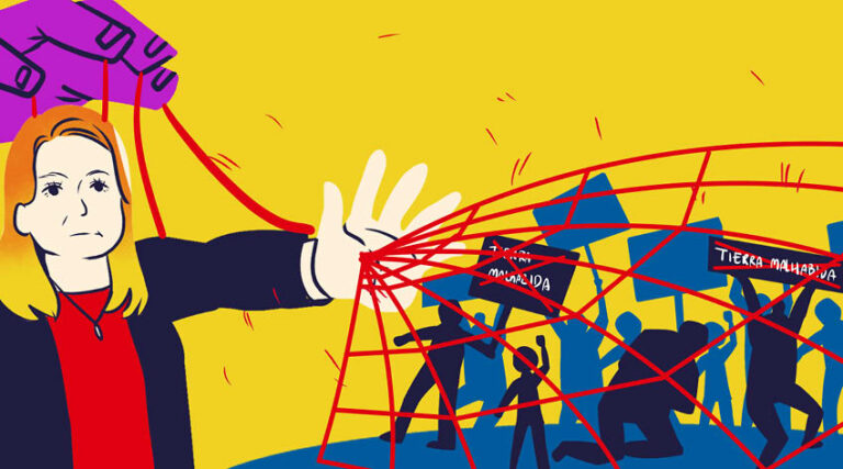 Con evidencia, el Ministerio Público se opuso al proyecto del cartismo y Patria Querida de aumentar penas de cárcel por invadir/ocupar inmuebles. Hasta que apareció Sandra Quiñónez.